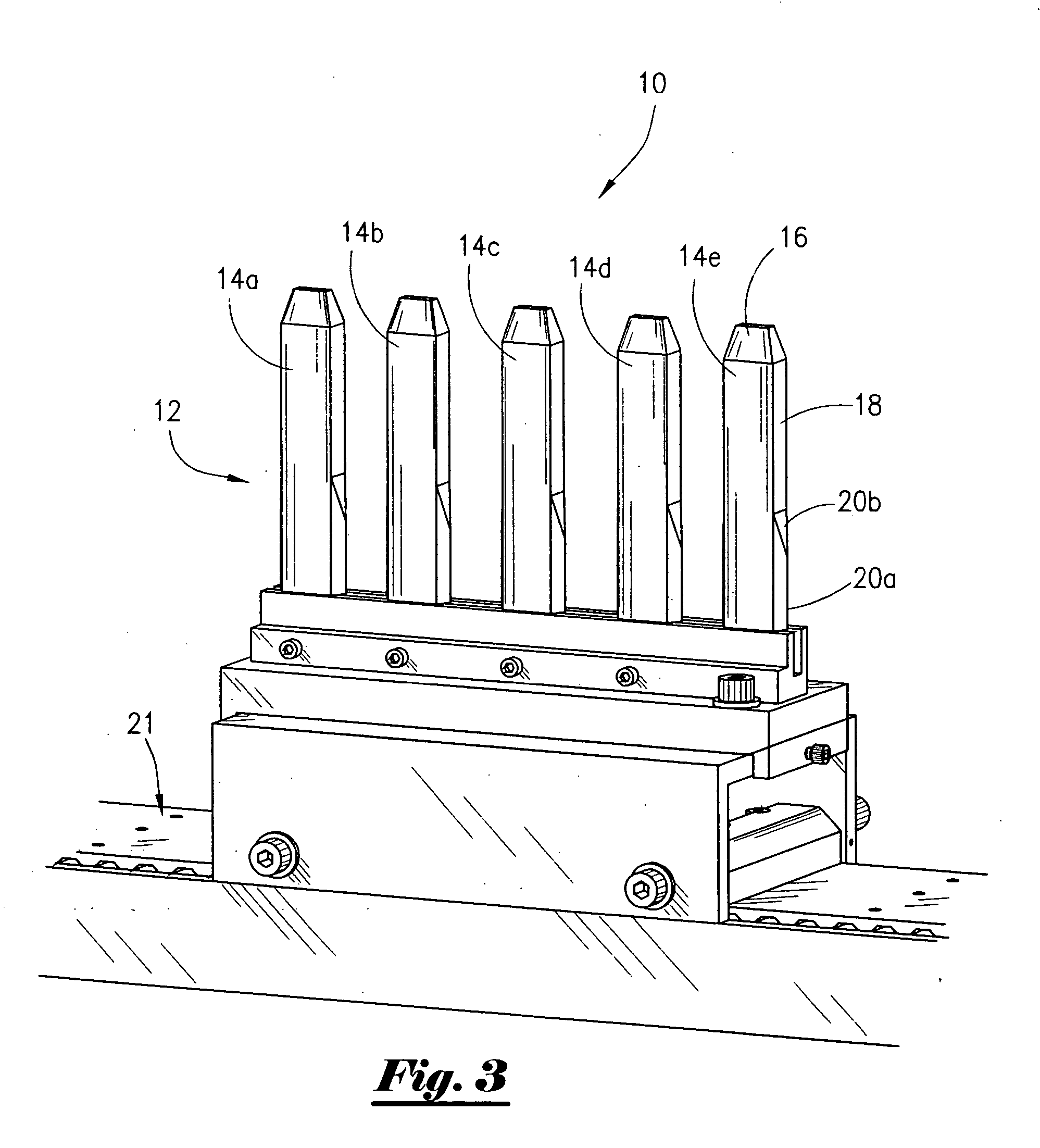 Apparatus and method for imprinting a vial