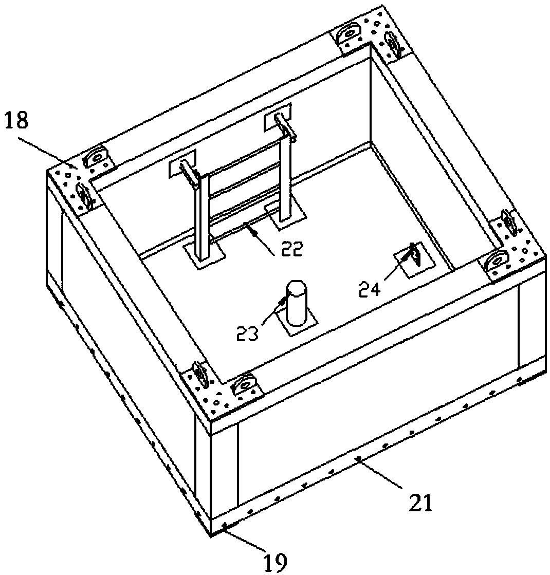 Factory prefabricated elevator well foundation pit and mounting method thereof