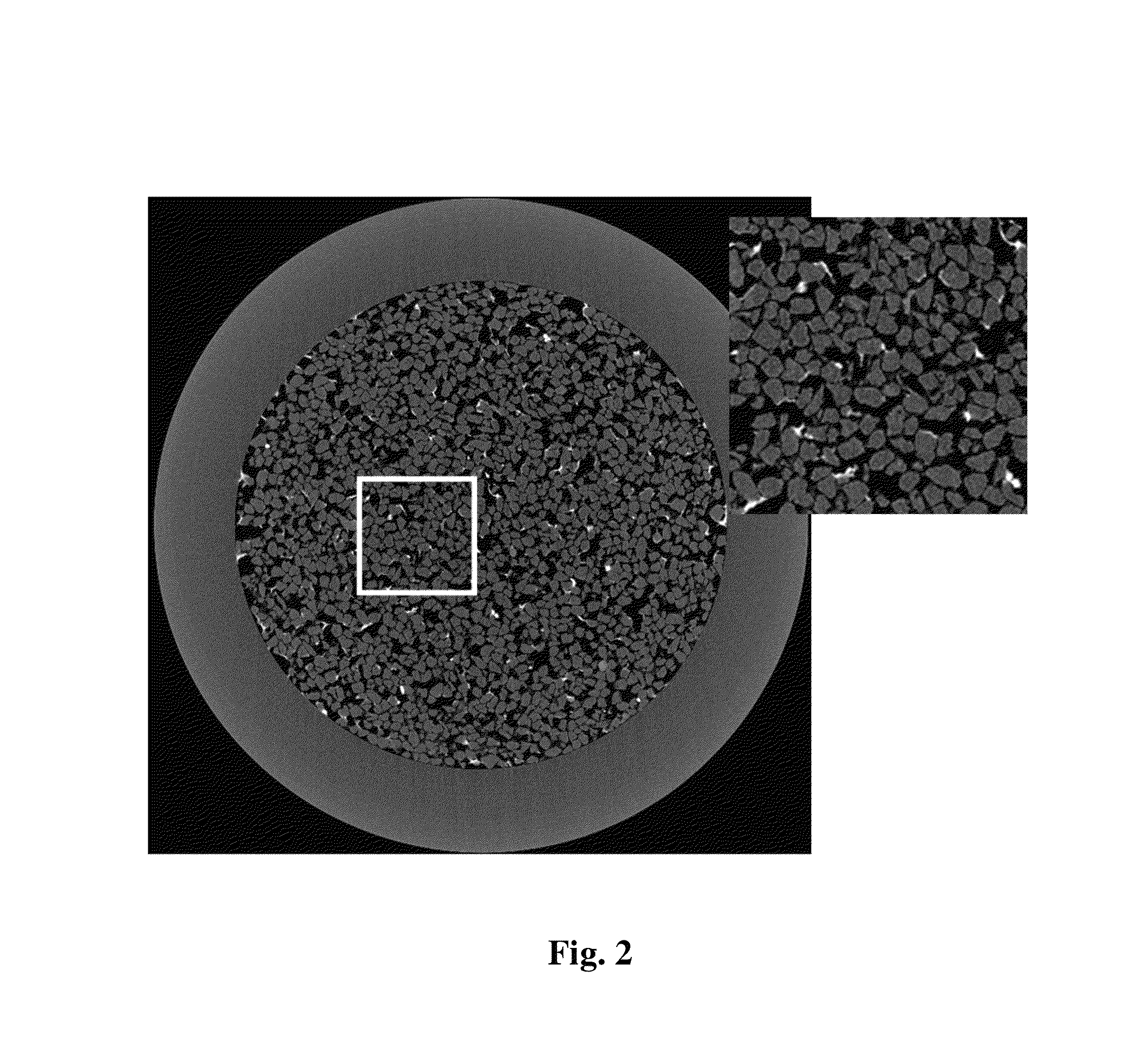 Method for determining spatial distribution and concentration of clay in a core sample
