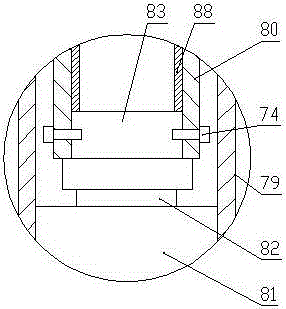 High-temperature-resistance and freezing-resistance test device for concrete