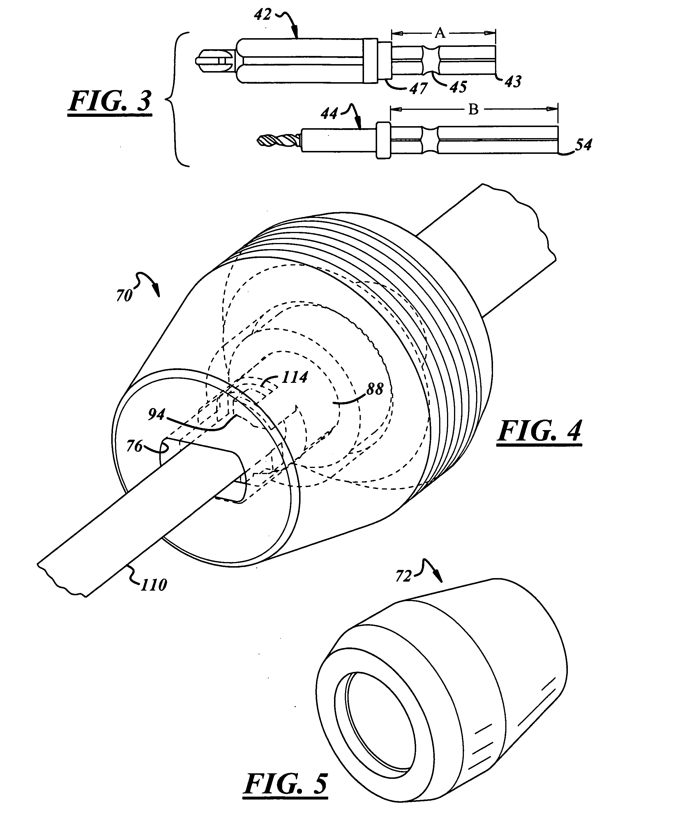 Surgical device with smart bit recognition collet assembly to set a desired application mode