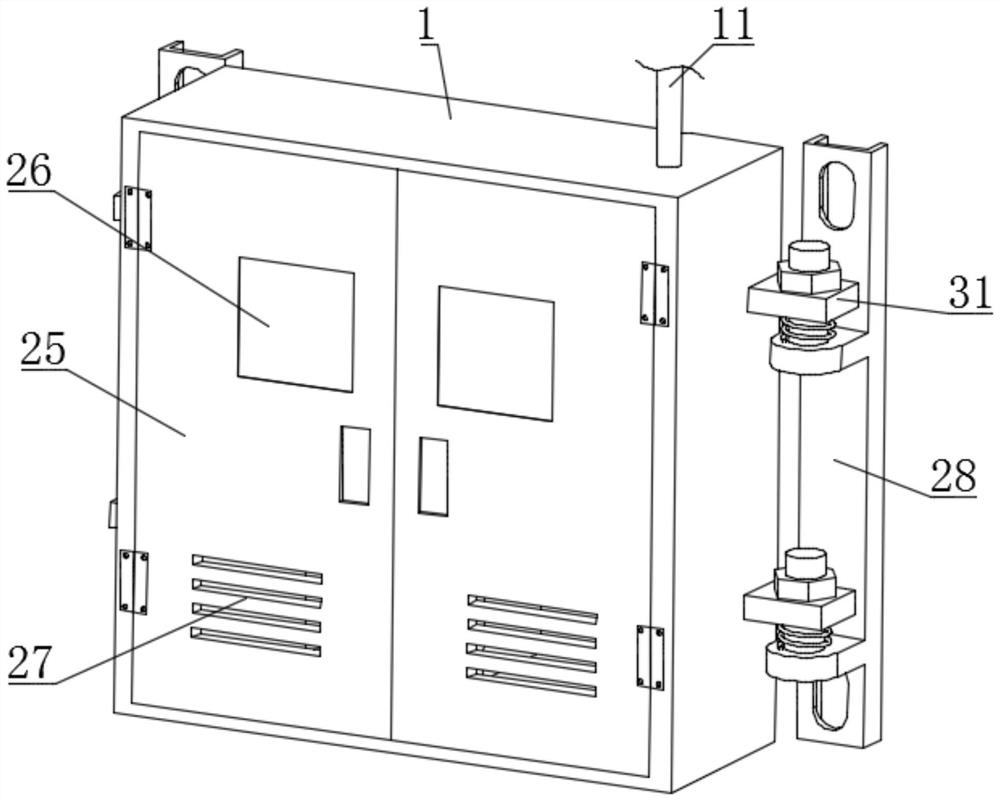 A separate electrical switch box with fast power on and off structure