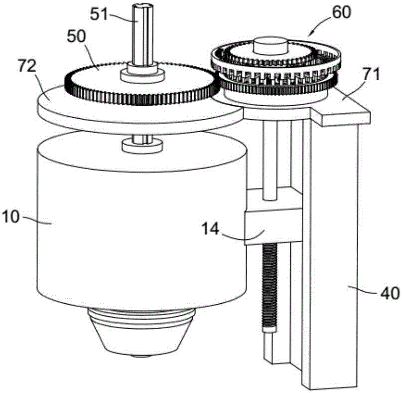 Vacuum booster detector at the push rod position