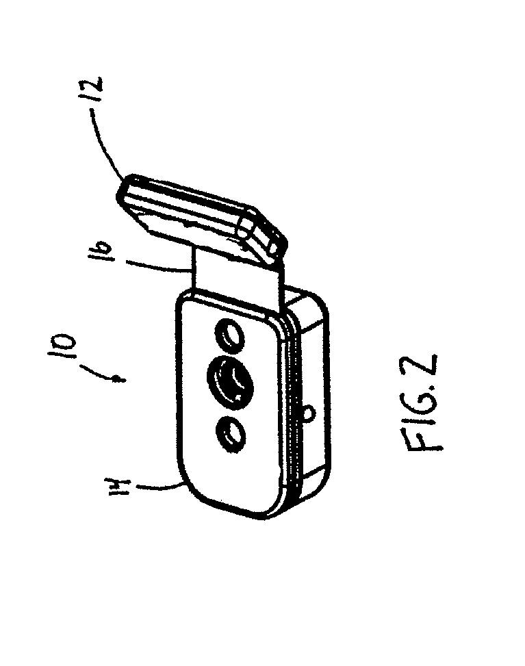 Cable assembly for securing hinged products
