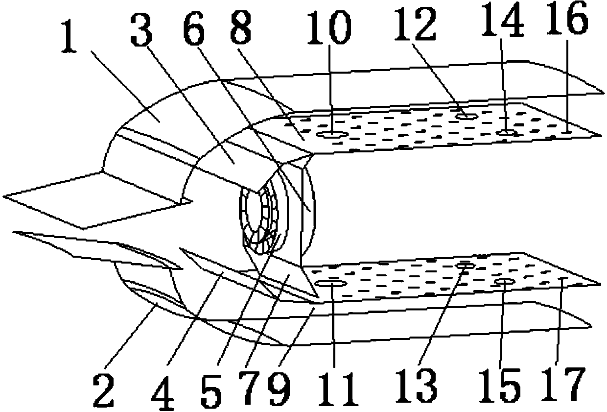 Aero-engine combustor with variable-cross-section step-shaped multiple-inclined-hole cooling structure used