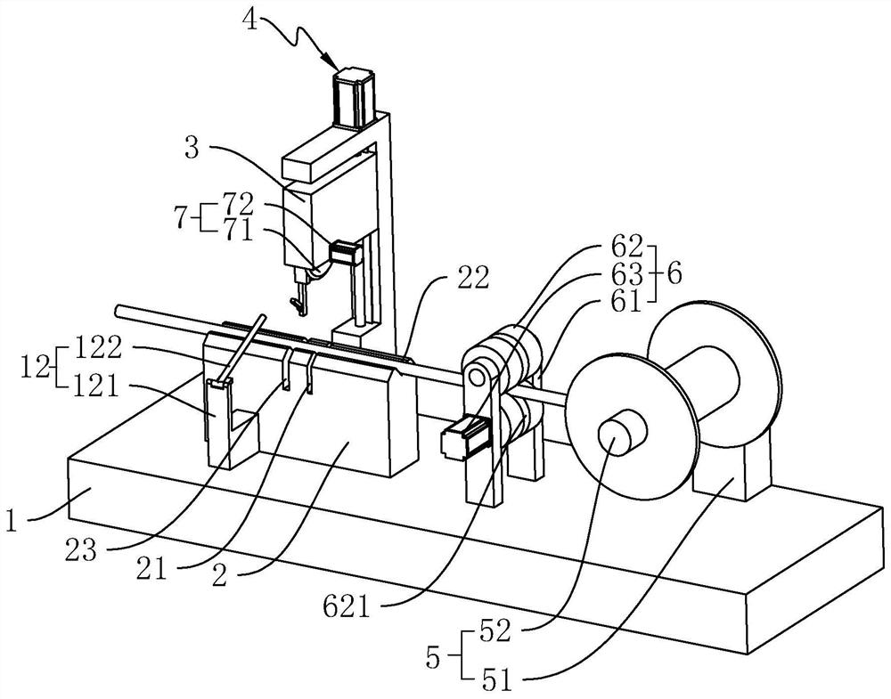 Cutting-off device for armored cable