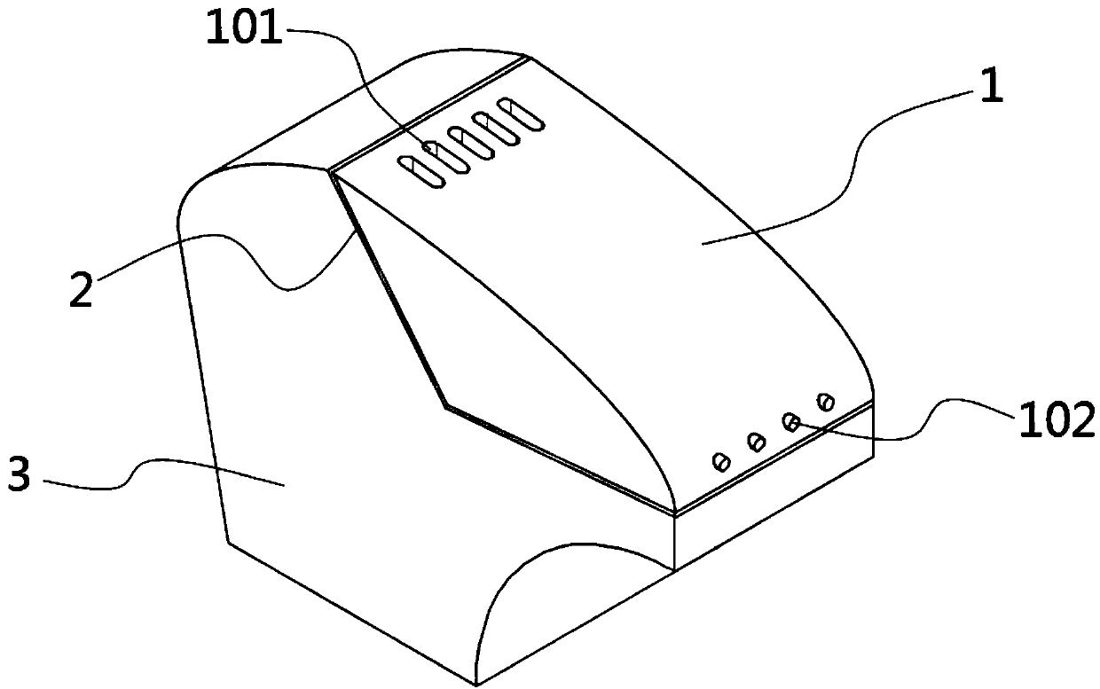 Vehicle-mounted humidifier based on automobile armrest box