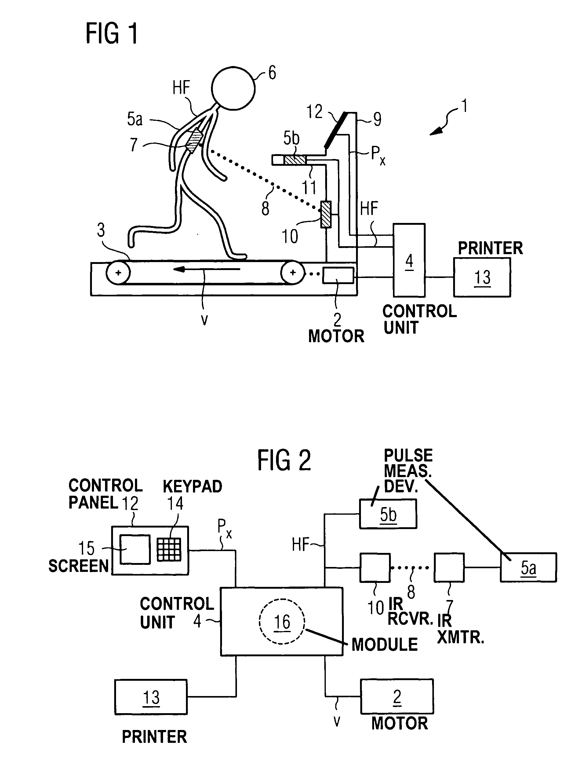 Apparatus and method for training adjustment in sports, in particular in running sports
