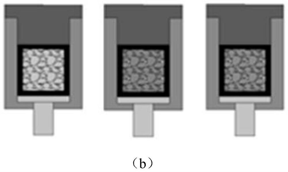 Array type ceramic preform sintering unit monomer and high-flux pressureless sintering method