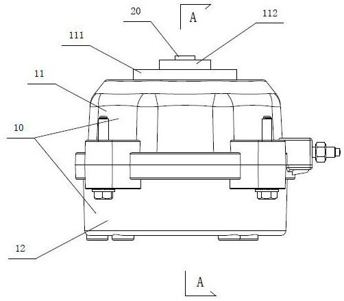 Variable-frequency motor and fan for refrigerator