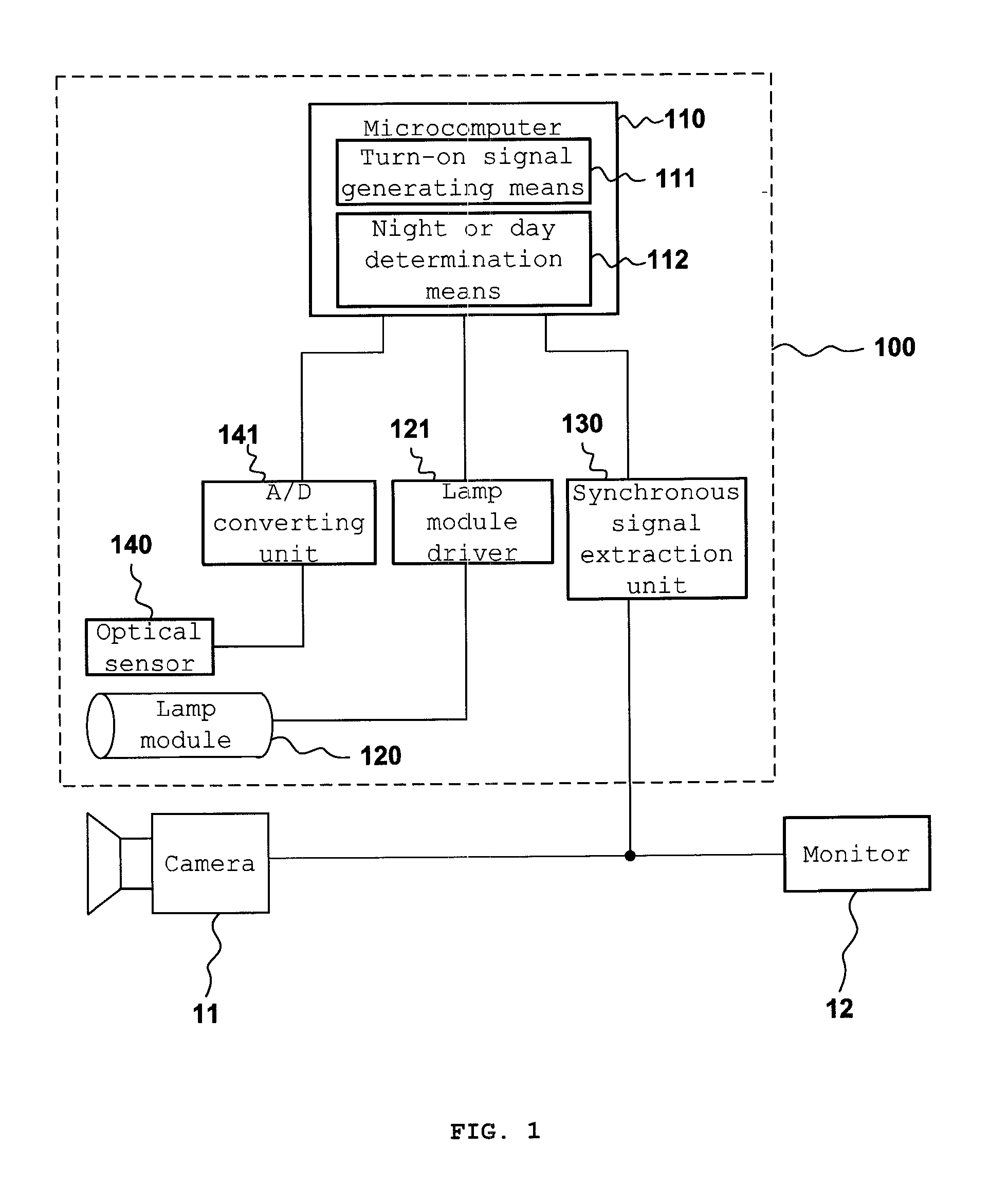 Lighting apparatus and lighting control method for a closed-circuit television camera, and lighting control system interlocked with the closed-circuit television camera