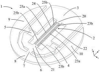 Resonant acceleration sensor device