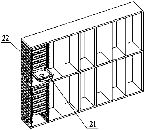 A CD-ROM staggered optical storage system