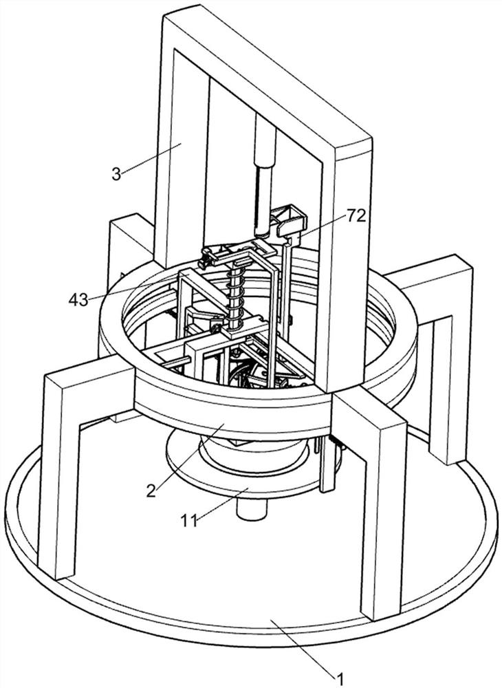 Reciprocating type cauliflower dicer suitable for different sizes