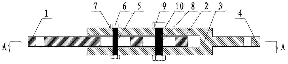 Pin hole type bridge collapse-preventing device