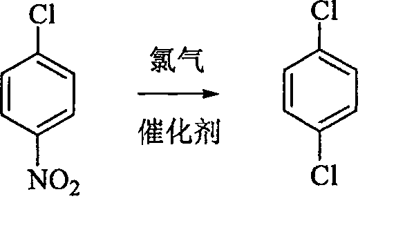 Method for synthesizing p-dichlorobenzene
