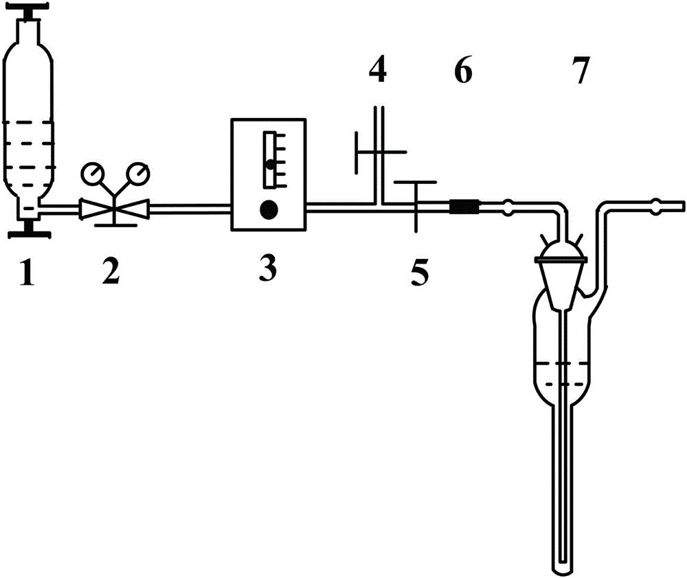 Determination method of four forms of arsenic in imported liquefied natural gas