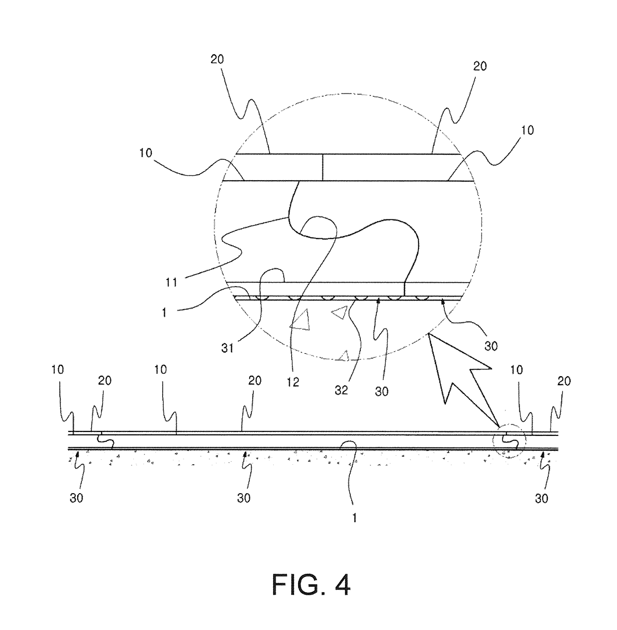 Flooring construction and method