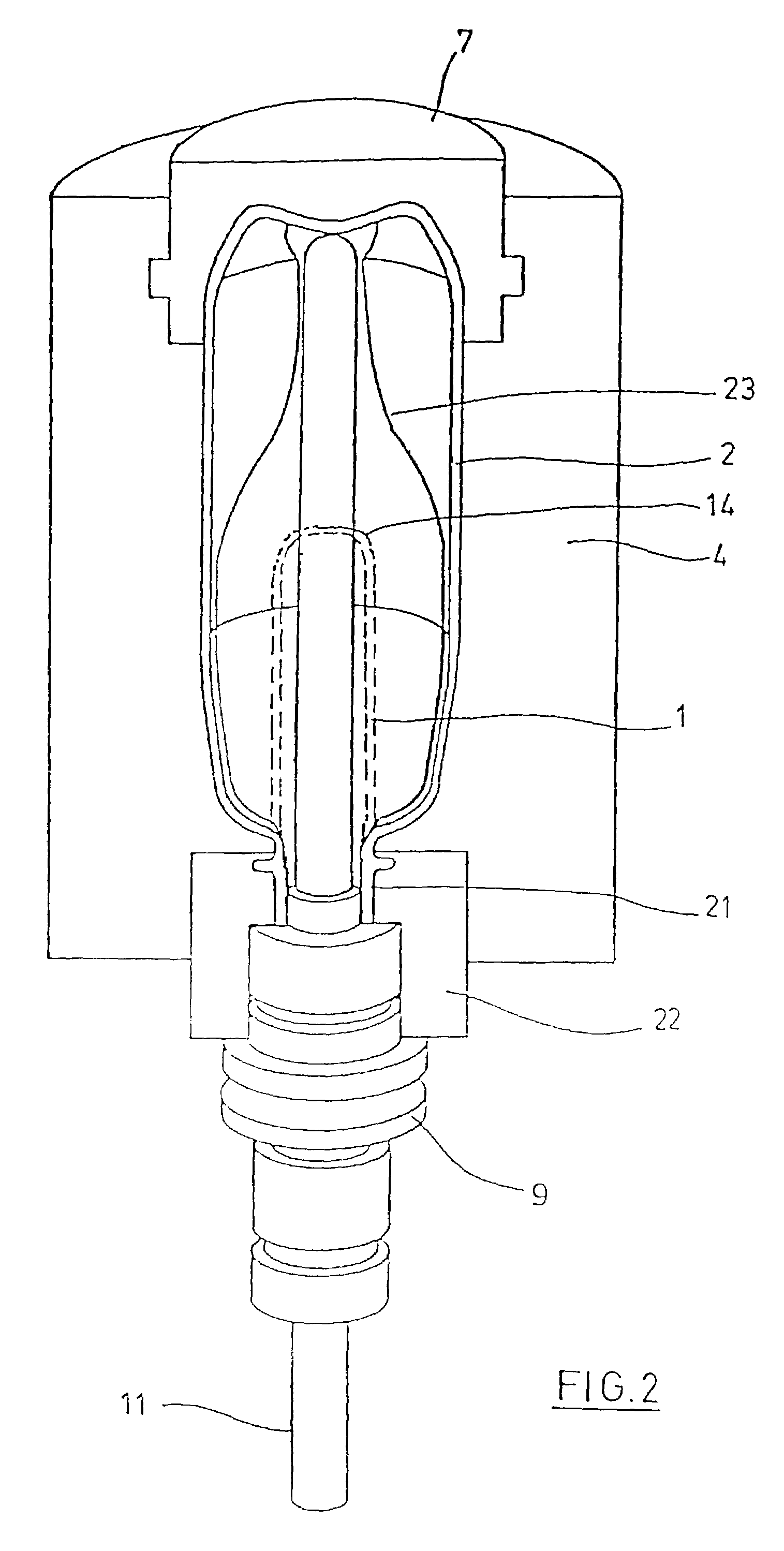 Device for pneumatic control