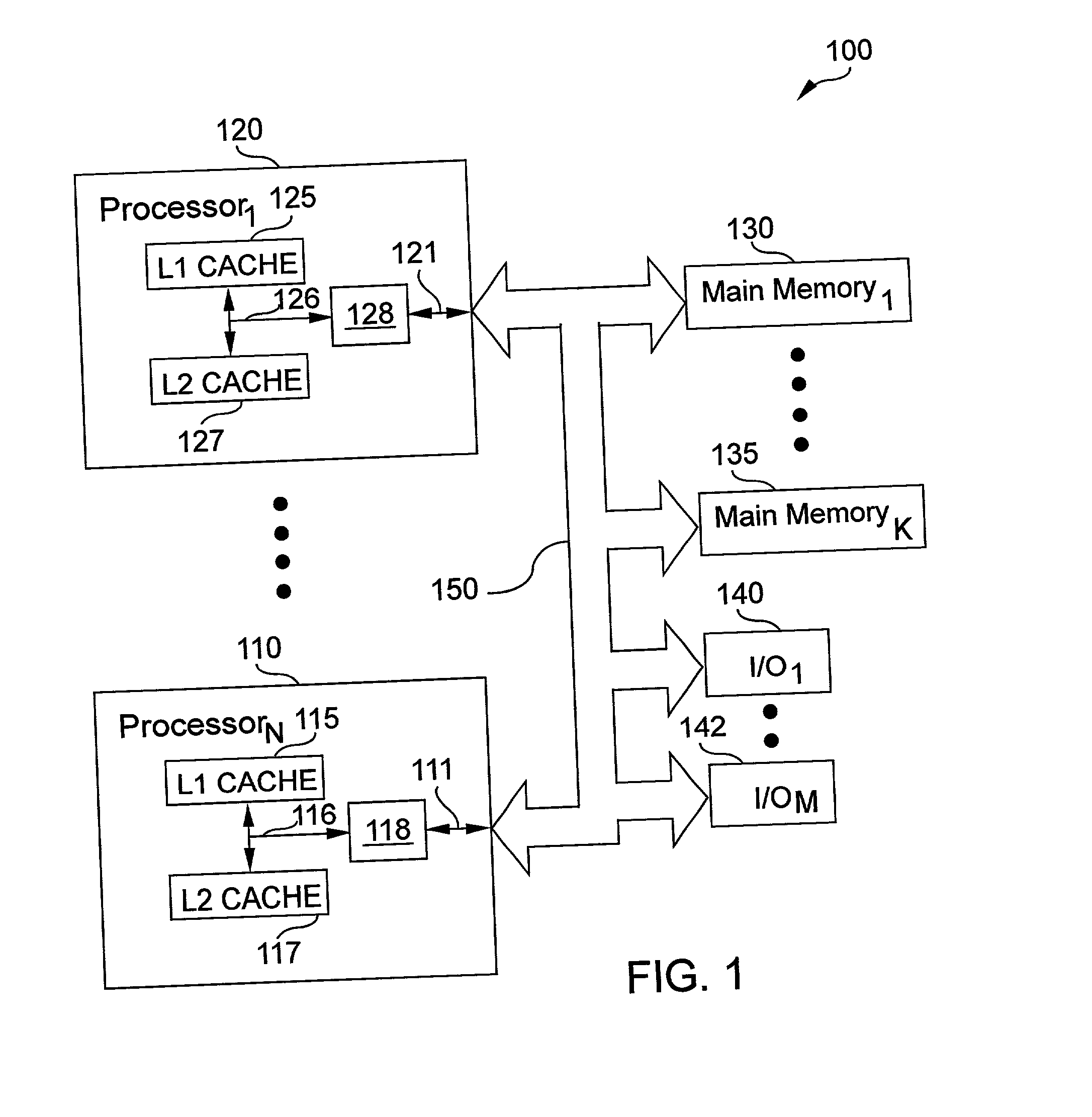 Apparatus and method to improve performance of reads from and writes to shared memory locations