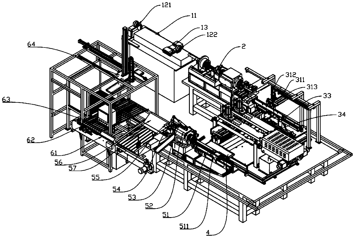 Steel pipe machining integrated equipment, control system and control method