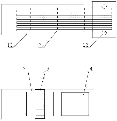 Rock wool or glass wool preprocessing device and method in the sandwich panel production process