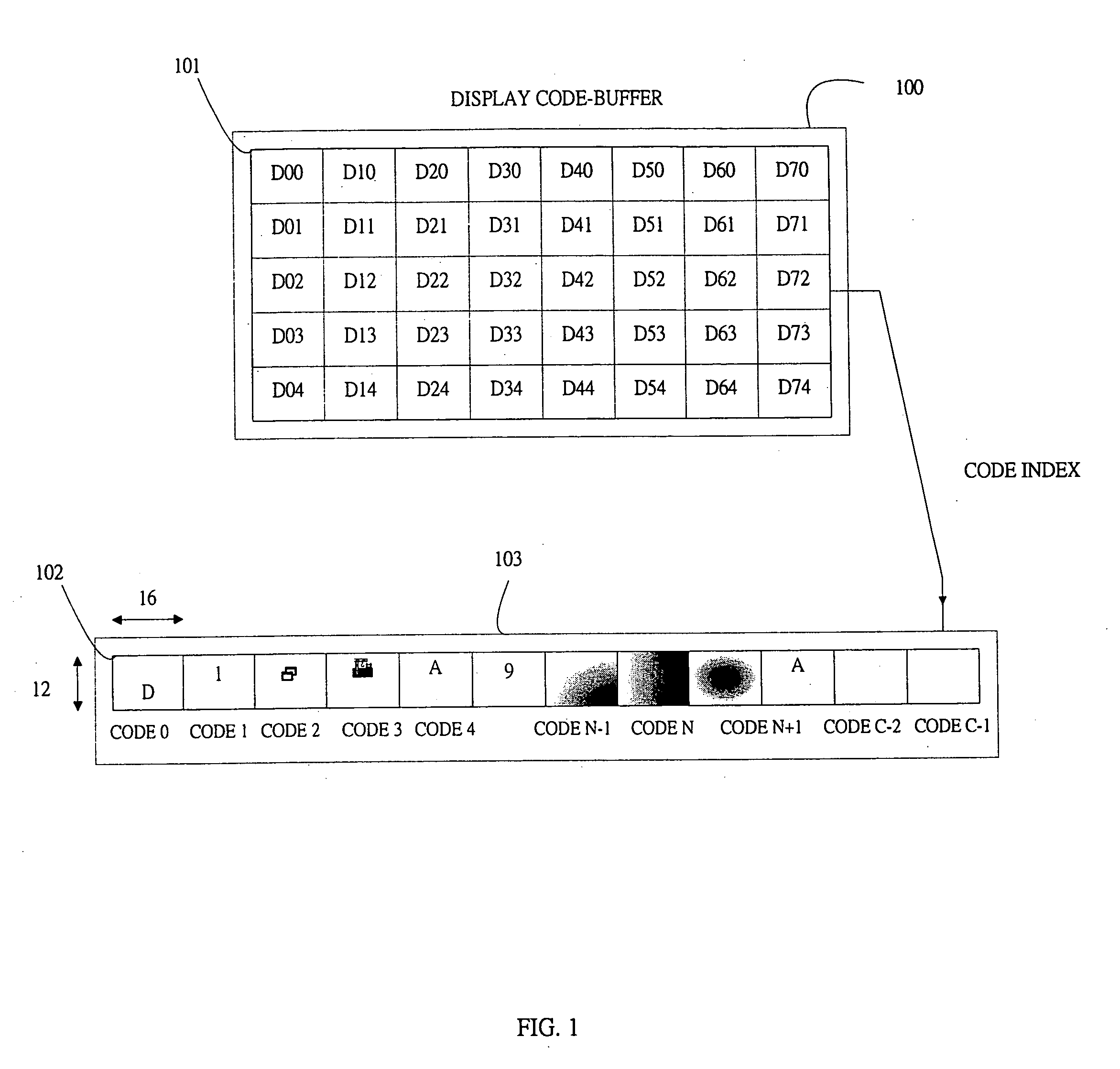 User interface display apparatus using texture mapping method