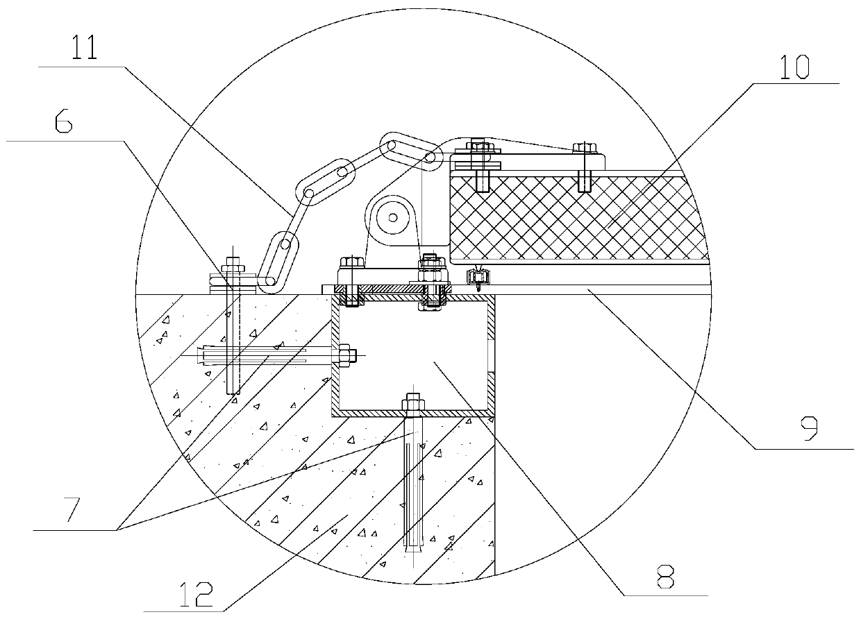 Tunnel protective door system capable of fireproofing and anti-knock