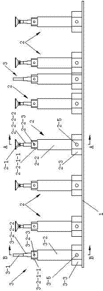 Flexible multipoint tool set for positioning and supporting thin-walled curved surface parts