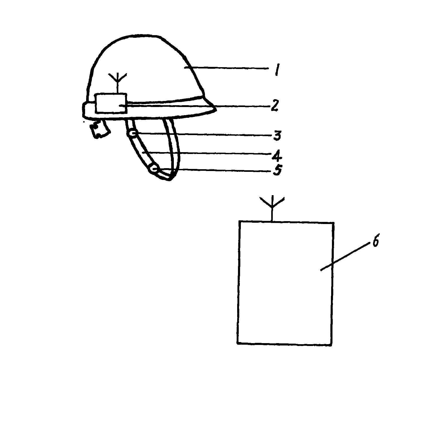 Remote talkback type safety helmet