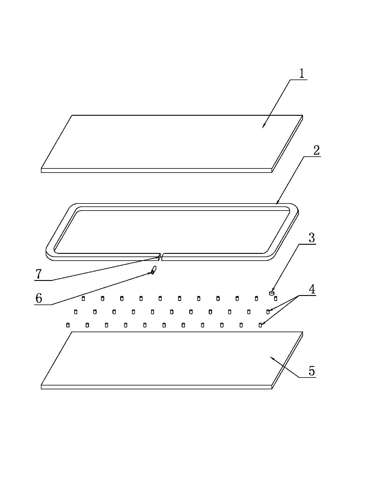 Hexahedral vacuum glass and manufacturing method thereof