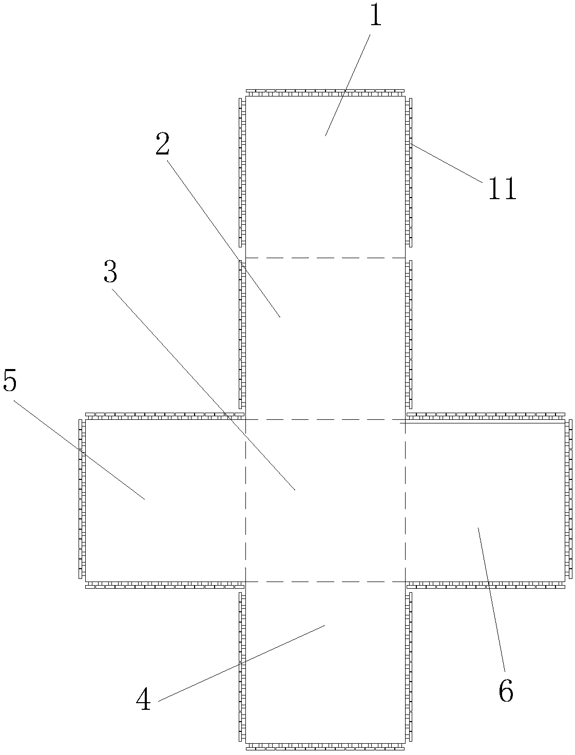 Air-pressure type recyclable express packaging box and air inflation and deflation device thereof