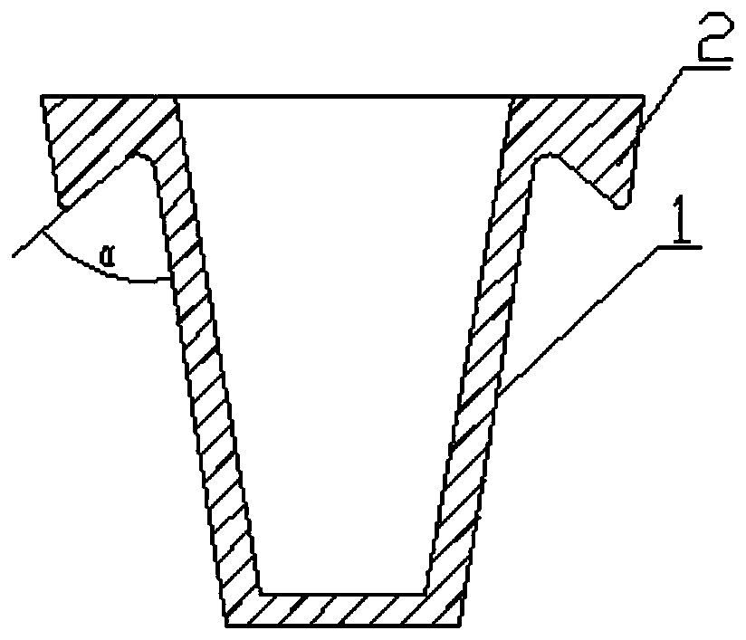 Pouring cup model for investment casting and using method thereof