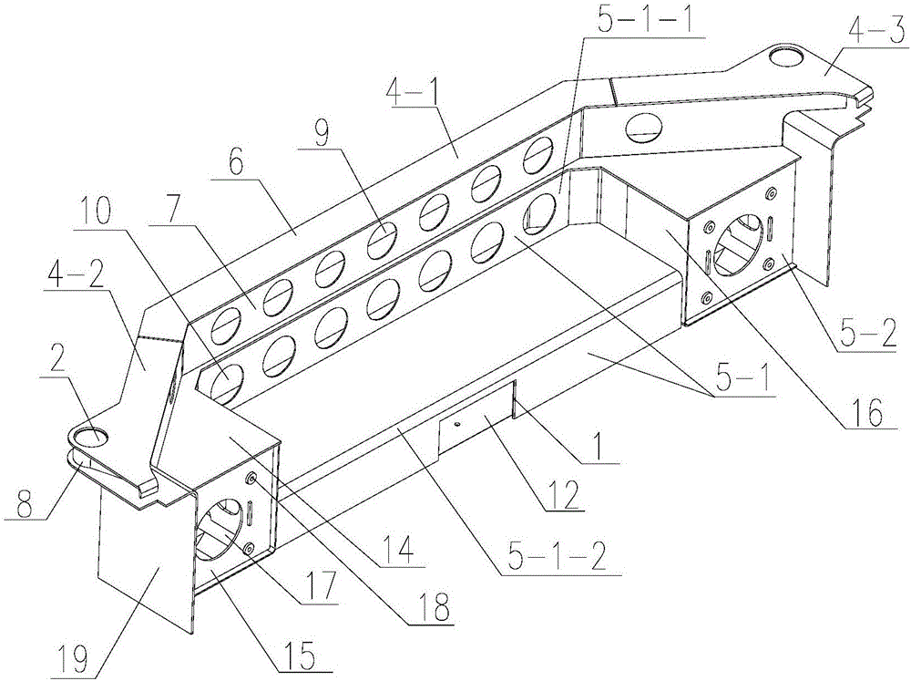 Anticreeper mounting base for low-floor rail vehicle