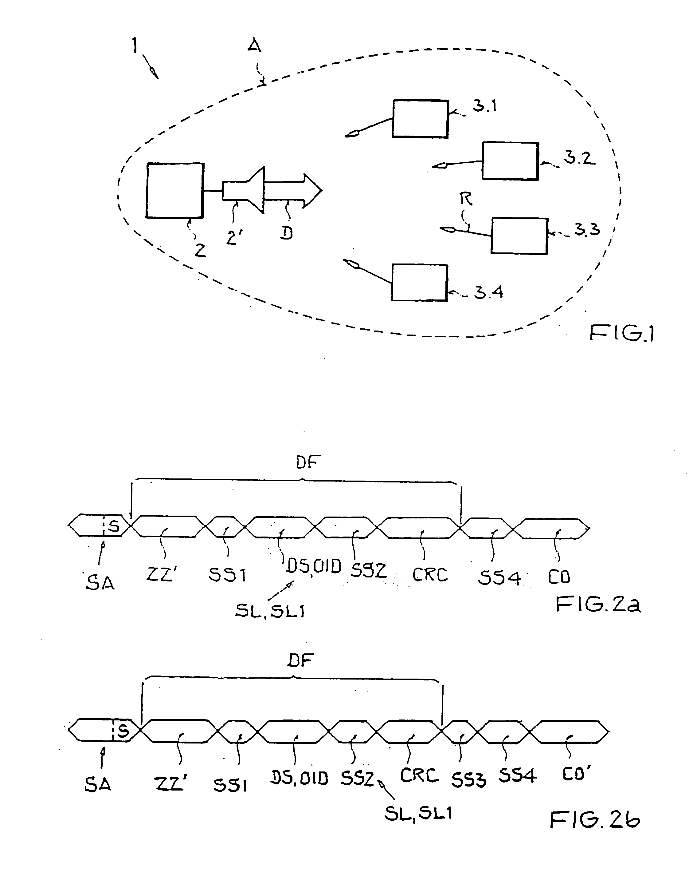 Communication method in RFID or remote sensor systems