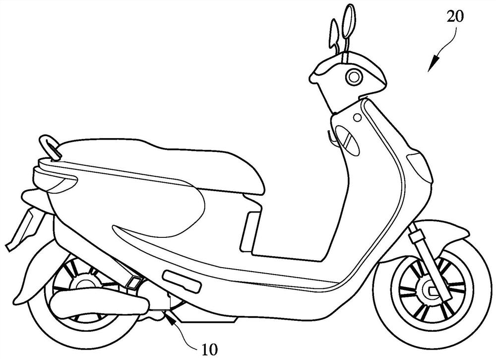 Heat dissipation structure of motor