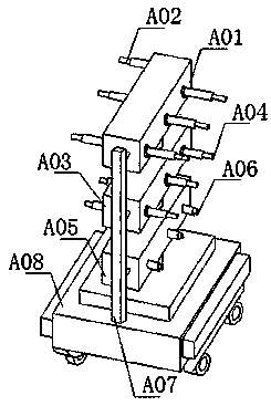 Pesticide spraying device for garden vegetation and application method of device