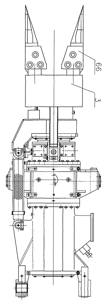 Method for buffering the reaction force of reciprocating impact excavation and the buffer roadheader implementing the method