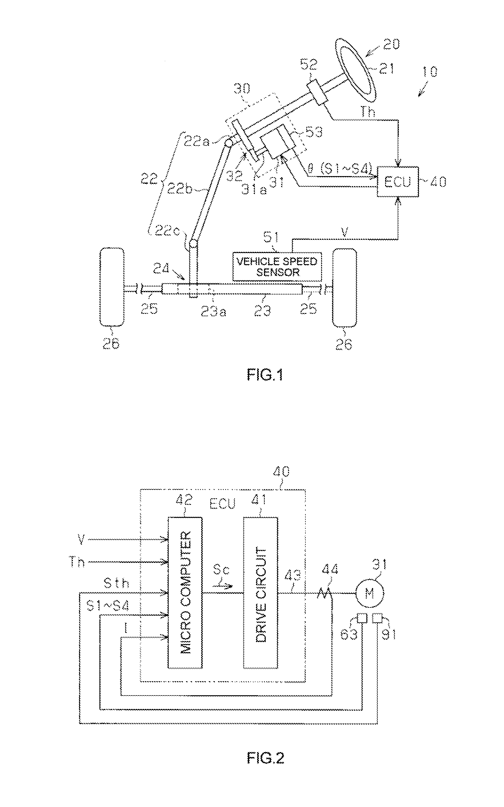 Abnormality detection system for rotation angle sensor