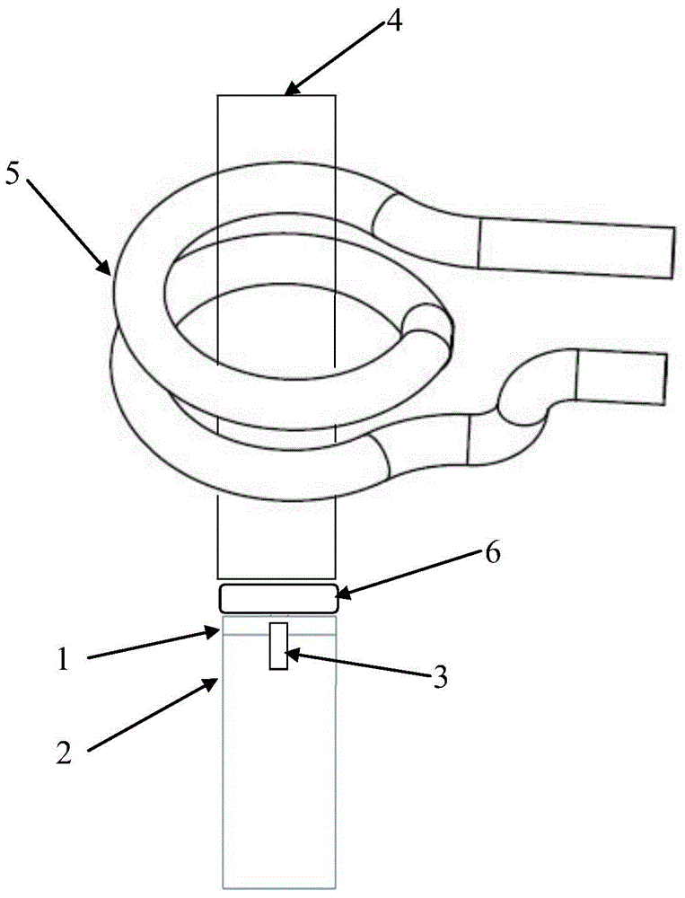 Tool and processing method used for precise induction brazing of annular thin-walled part