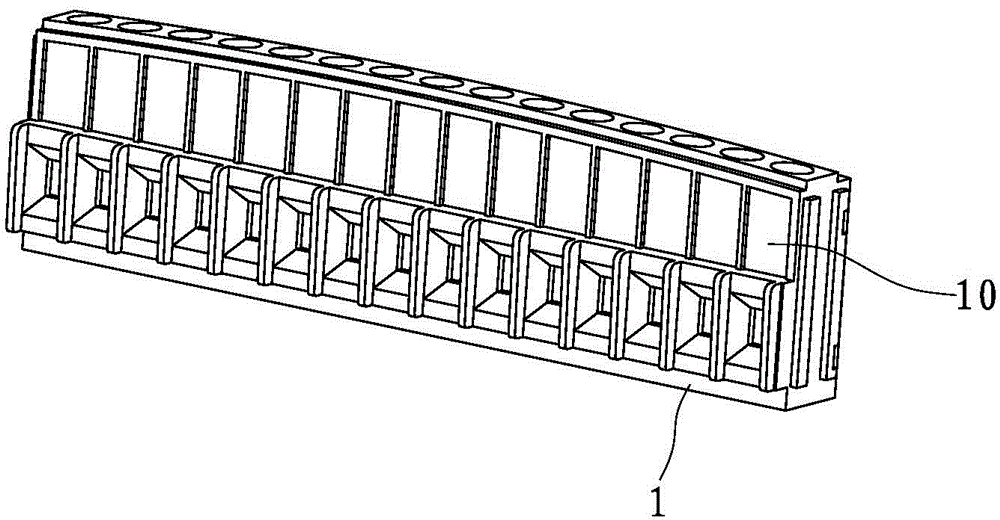 Connection terminal housing