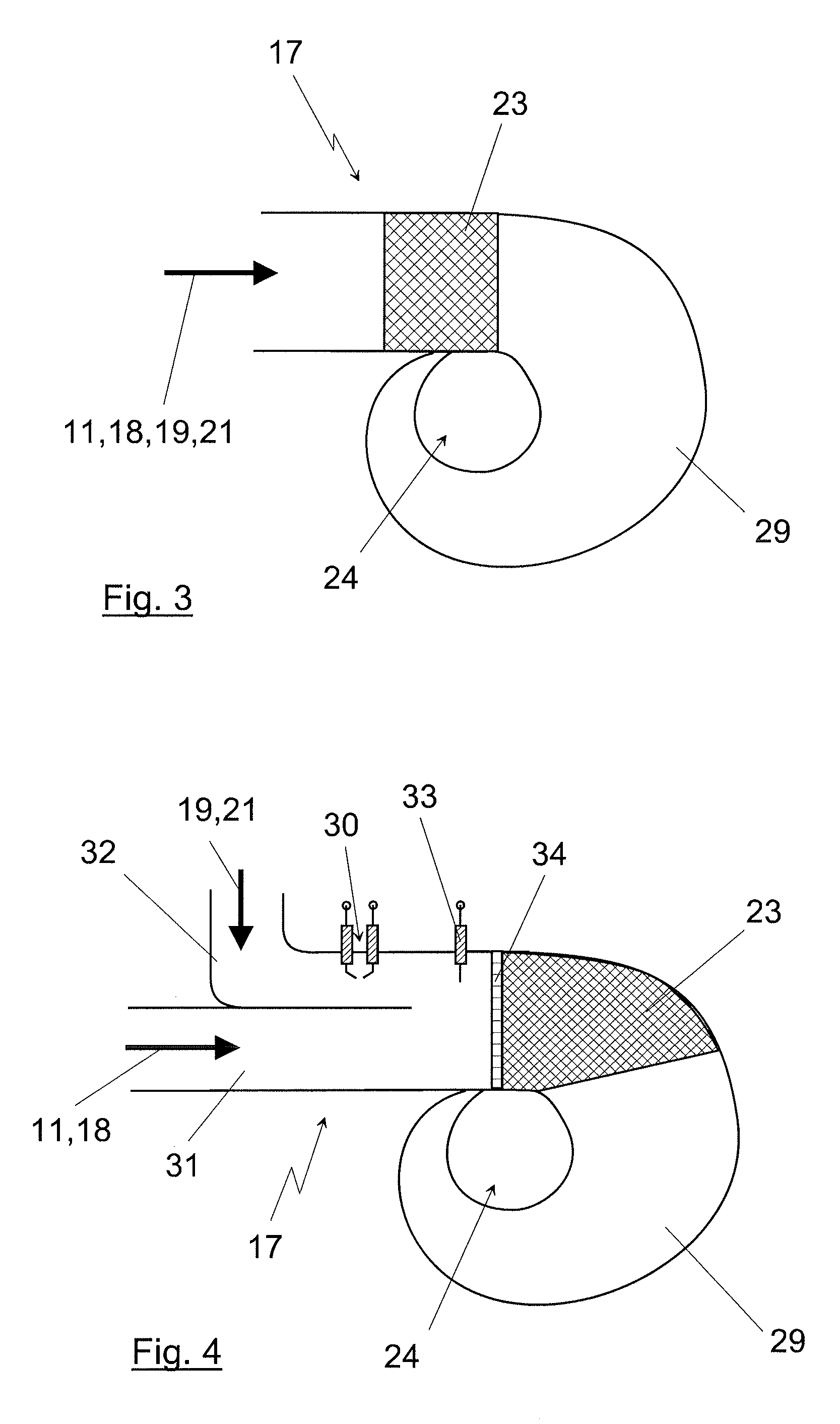 Device for Providing Hot Exhaust Gases