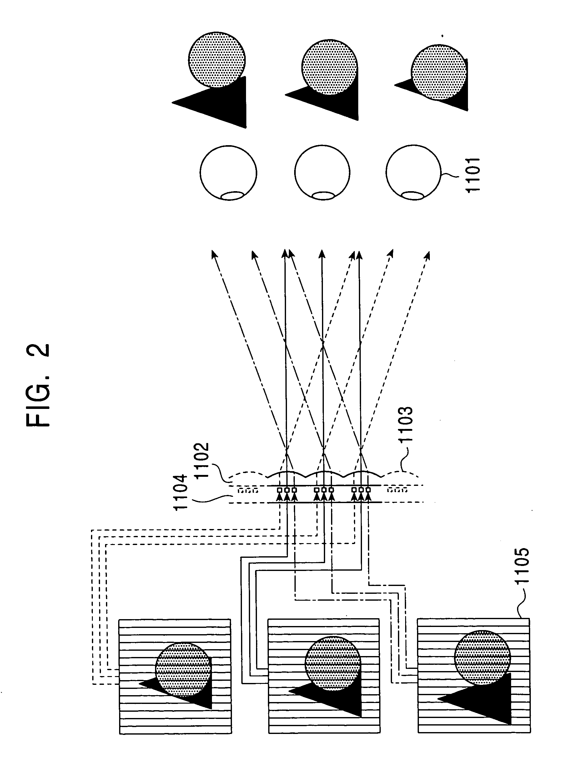 Three-dimensional display method and device therefor