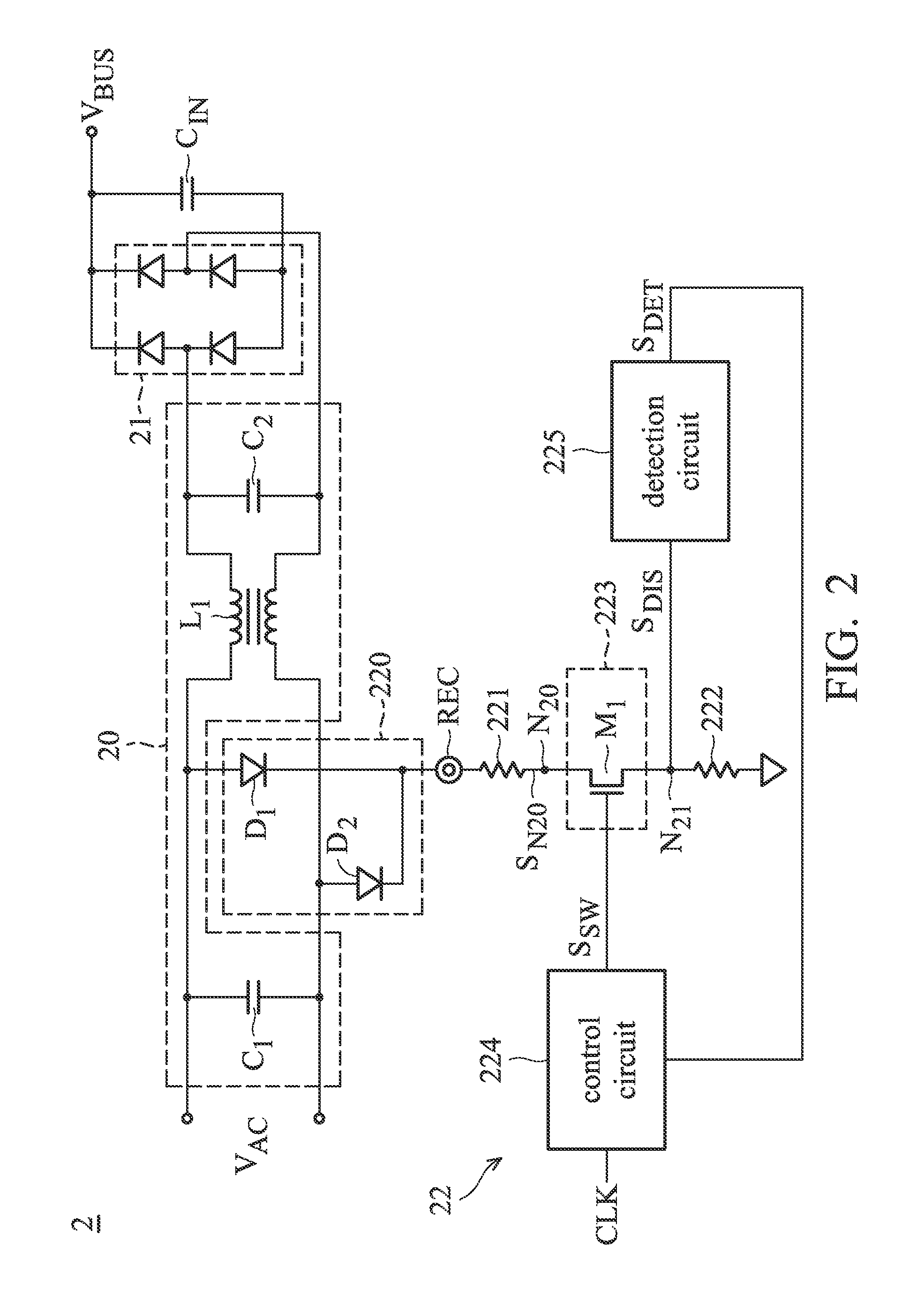 Discharge circuits of discharge paths for electromagnetic interference filters