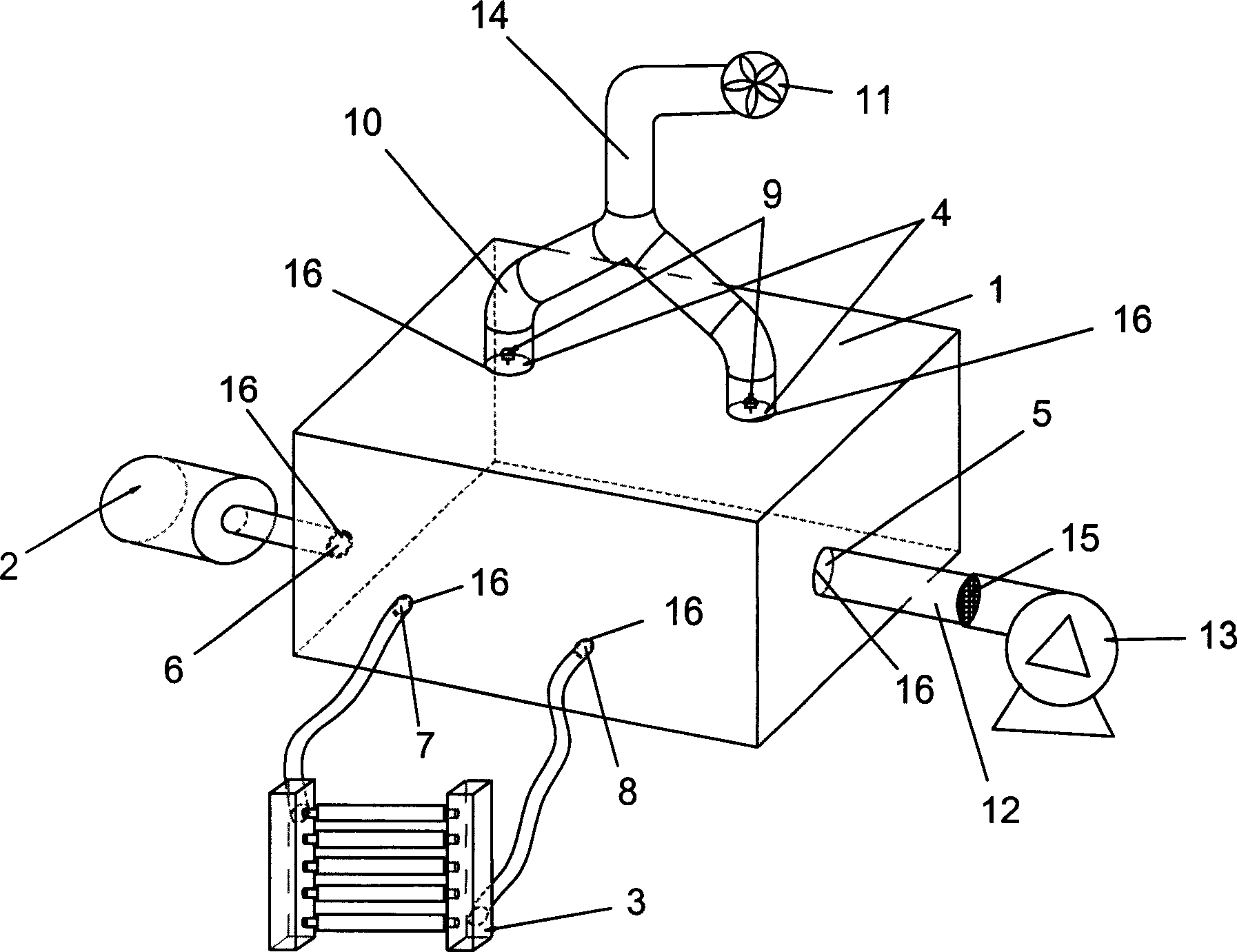 Fuel cell engine packaging device