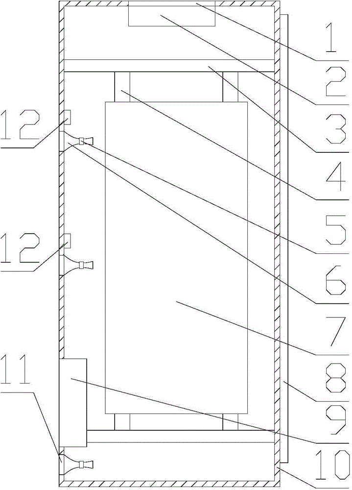 Electric appliance cabinet with heat dissipation function