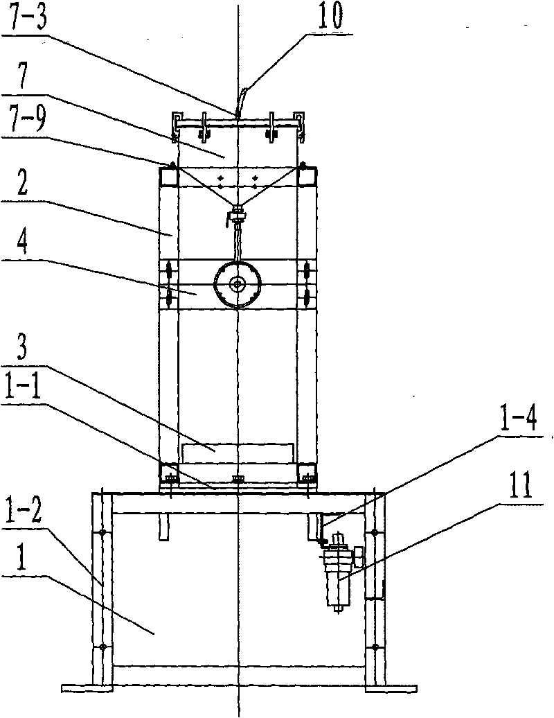 Pressure glue dipping system for laying layer of subsequent technique of composite material pultrusion product