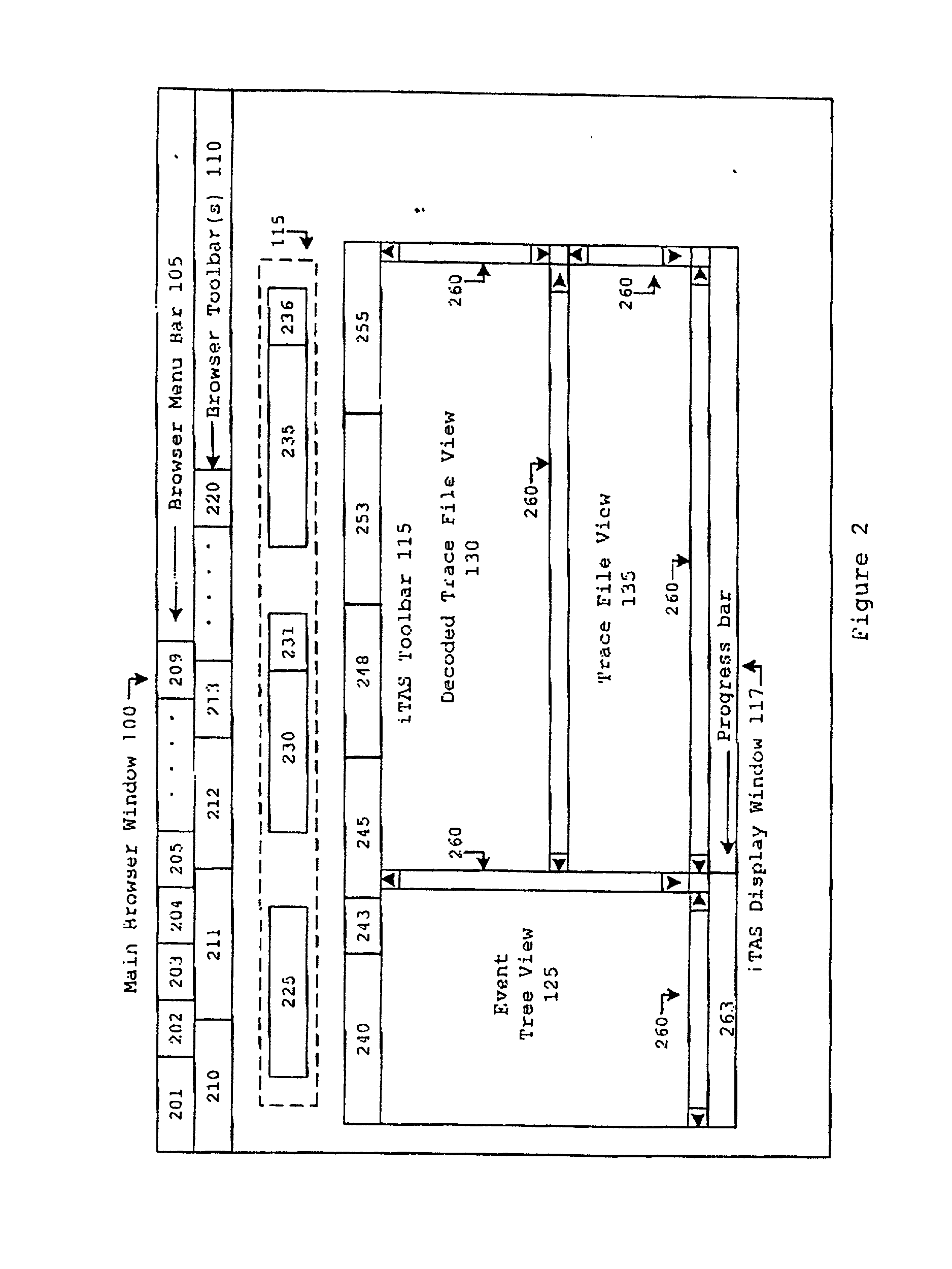 Method and system of displaying telecommunication trace diagnostic information