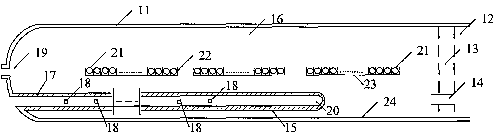 Horizontal furnace tube and method for producing in-situ doped polysilicon