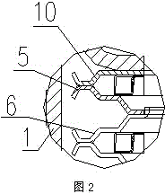 Engine oil water-cooled housing type radiator of automobile transmission